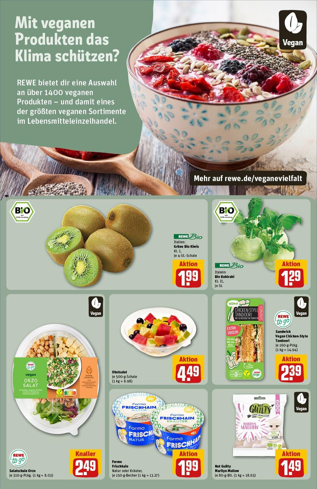 Rewe - Rewe: Wochenangebote (ab 16.02.2025) zum Blättern » Angebote | Seite: 20 | Produkte: Kohlrabi, Salat