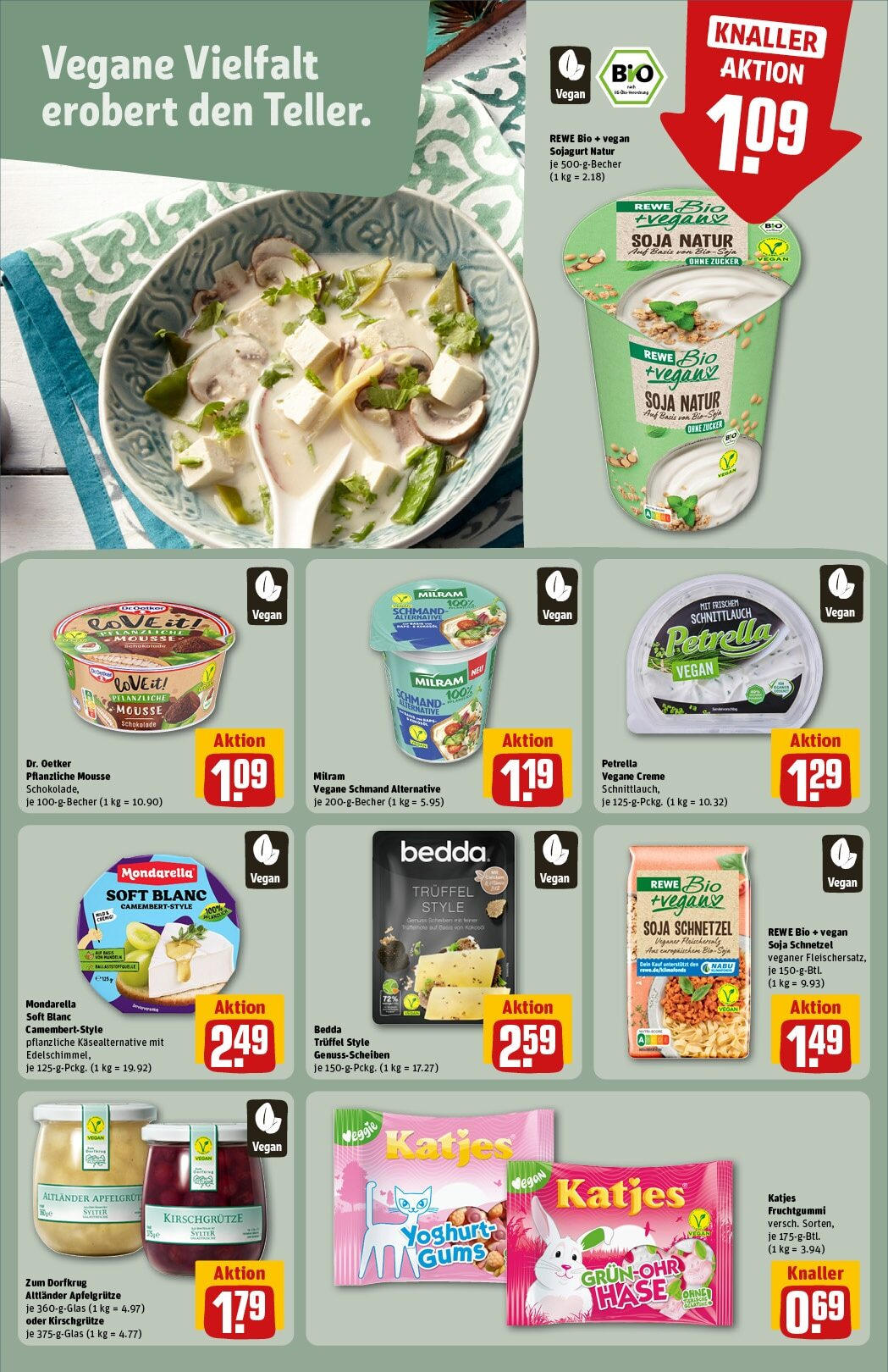 Rewe - Rewe: Wochenangebote (ab 16.02.2025) zum Blättern » Angebote | Seite: 22 | Produkte: Toner, Schokolade, Creme, Milram