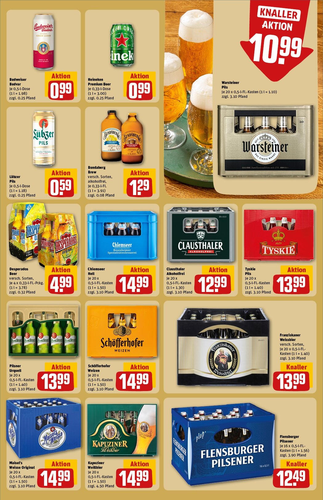 Rewe - Rewe: Wochenangebote (ab 16.02.2025) zum Blättern » Angebote | Seite: 25 | Produkte: Franziskaner, Weißbier, Heineken, Warsteiner