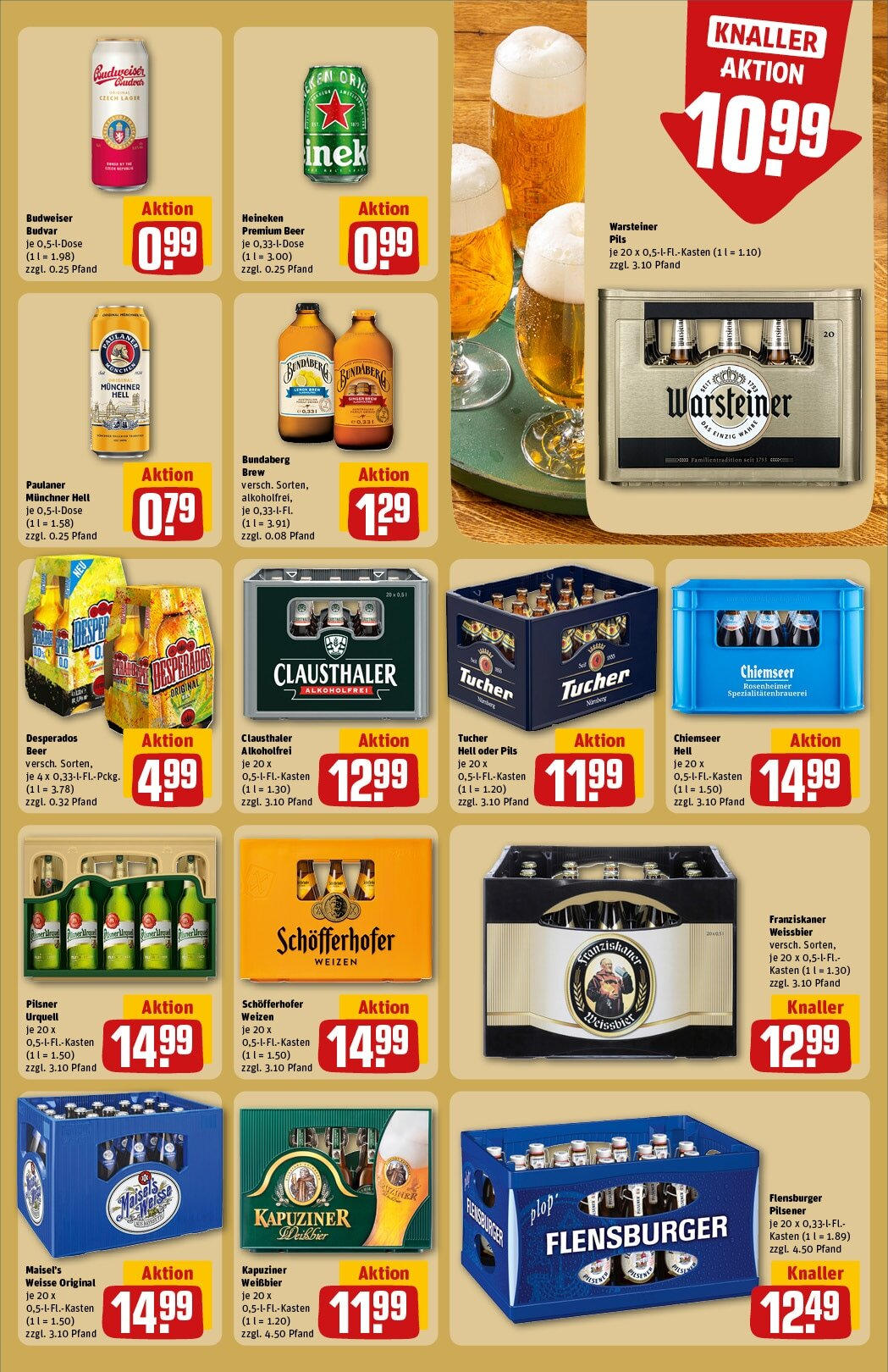 Rewe - Pegnitz, Nürnberger Straße, e 20 (ab 17.02.2025) zum Blättern » Angebote | Seite: 23 | Produkte: Franziskaner, Weißbier, Flensburger, Heineken