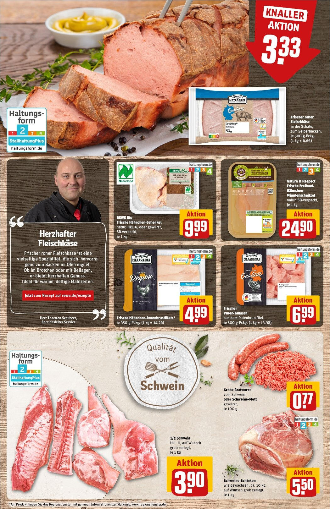 Rewe - Rewe: Wochenangebote (ab 16.02.2025) zum Blättern » Angebote | Seite: 10 | Produkte: Ofen, Hahnchen, Bratwurst