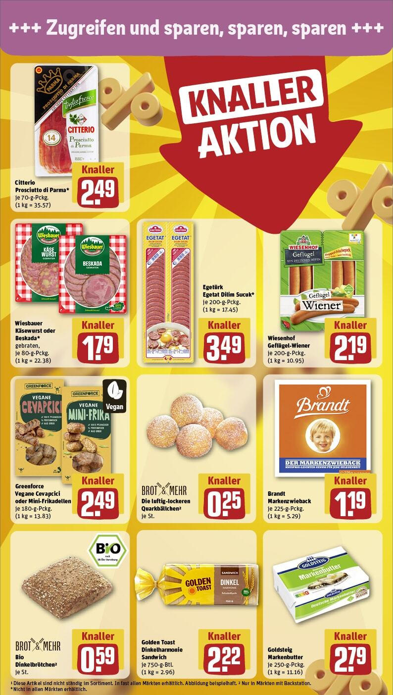 Rewe - Rewe: Wochenangebote (ab 16.02.2025) zum Blättern » Angebote | Seite: 16 | Produkte: Käse, Toast, Wurst, Brot