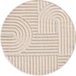 Hochflorteppich Art 120 X 120 1121 Cream
