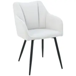 Armlehnstuhl Caro Beige Gepolstert