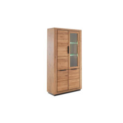 Vitrine 107cm Greno Wildeiche Massiv