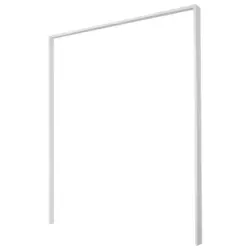 Passepartoutrahmen Mainz Weiß B: 185 cm