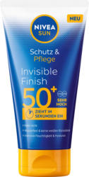 NIVEA SUN Sonnenmilch invisible finish, Schutz & Pflege, LSF 50+