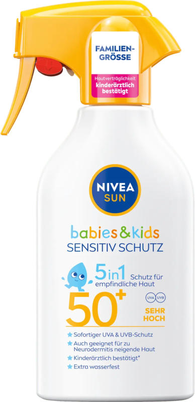 NIVEA SUN Sonnenspray Babies & Kids sensitiv LSF 50+