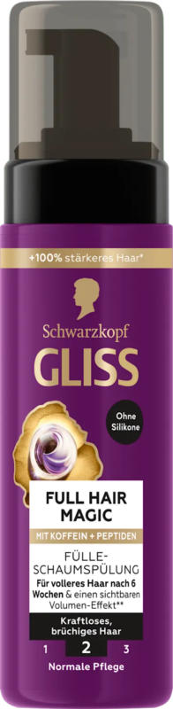 Schwarzkopf GLISS Conditioner Schaum Full Hair Magic