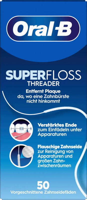 Oral-B Zahnseide Superfloss Threader