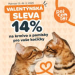 Pet Center 14% Valentýská sleva pro vaše kočičí chlupáče! – do 16.02.2025