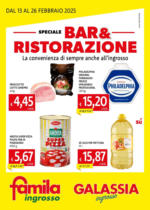 Galassia SPECIALE BAR & RISTORAZIONE - al 26.02.2025