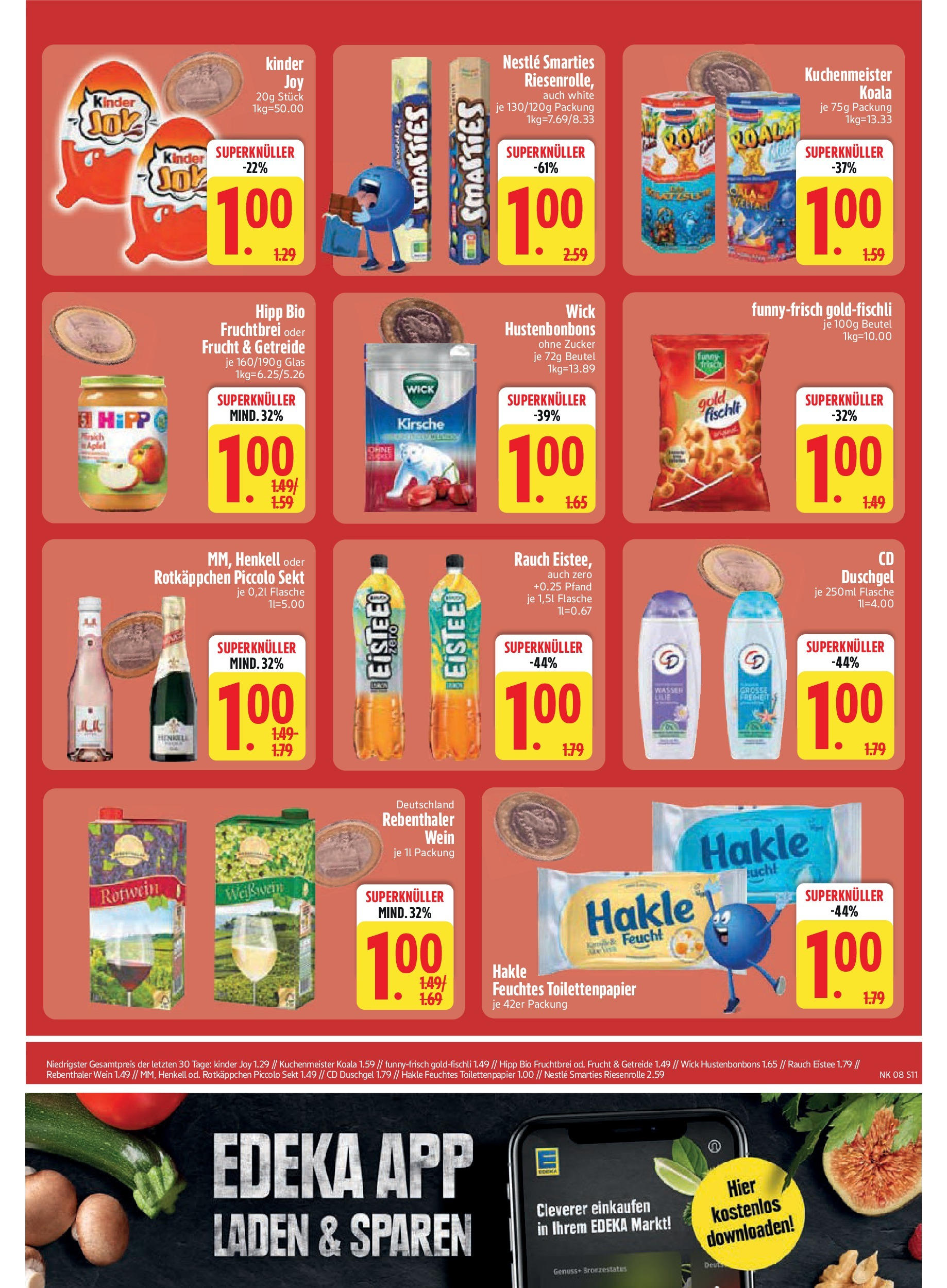 Edeka - EDEKA: Wochenangebote (ab 16.02.2025) » Angebote Online | Seite: 11 | Produkte: Rotwein, Äpfel, Toilettenpapier, Feuchtes Toilettenpapier