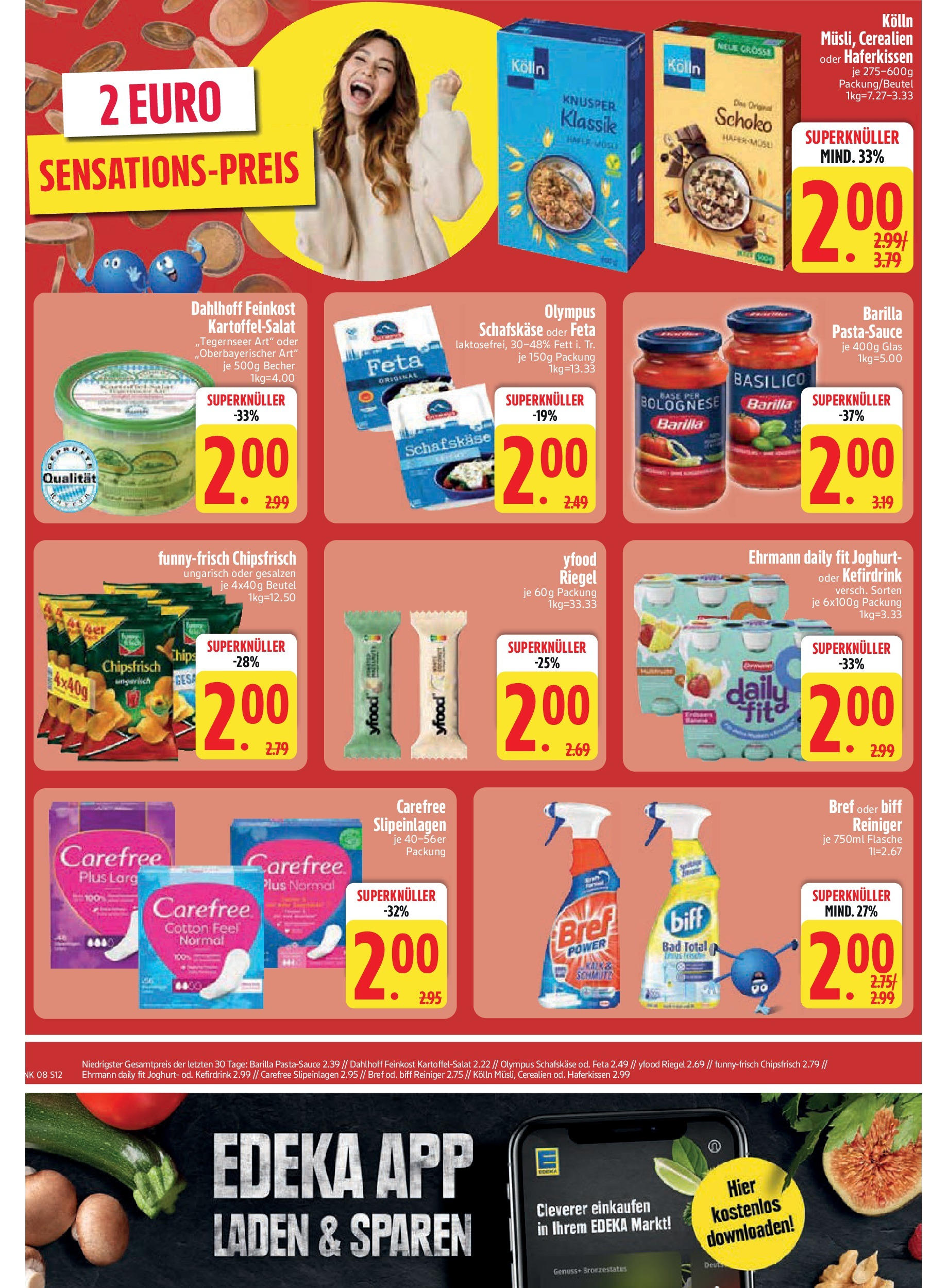 Edeka - EDEKA: Wochenangebote (ab 16.02.2025) » Angebote Online | Seite: 12 | Produkte: Joghurt, Barilla, Bad, Schafskase