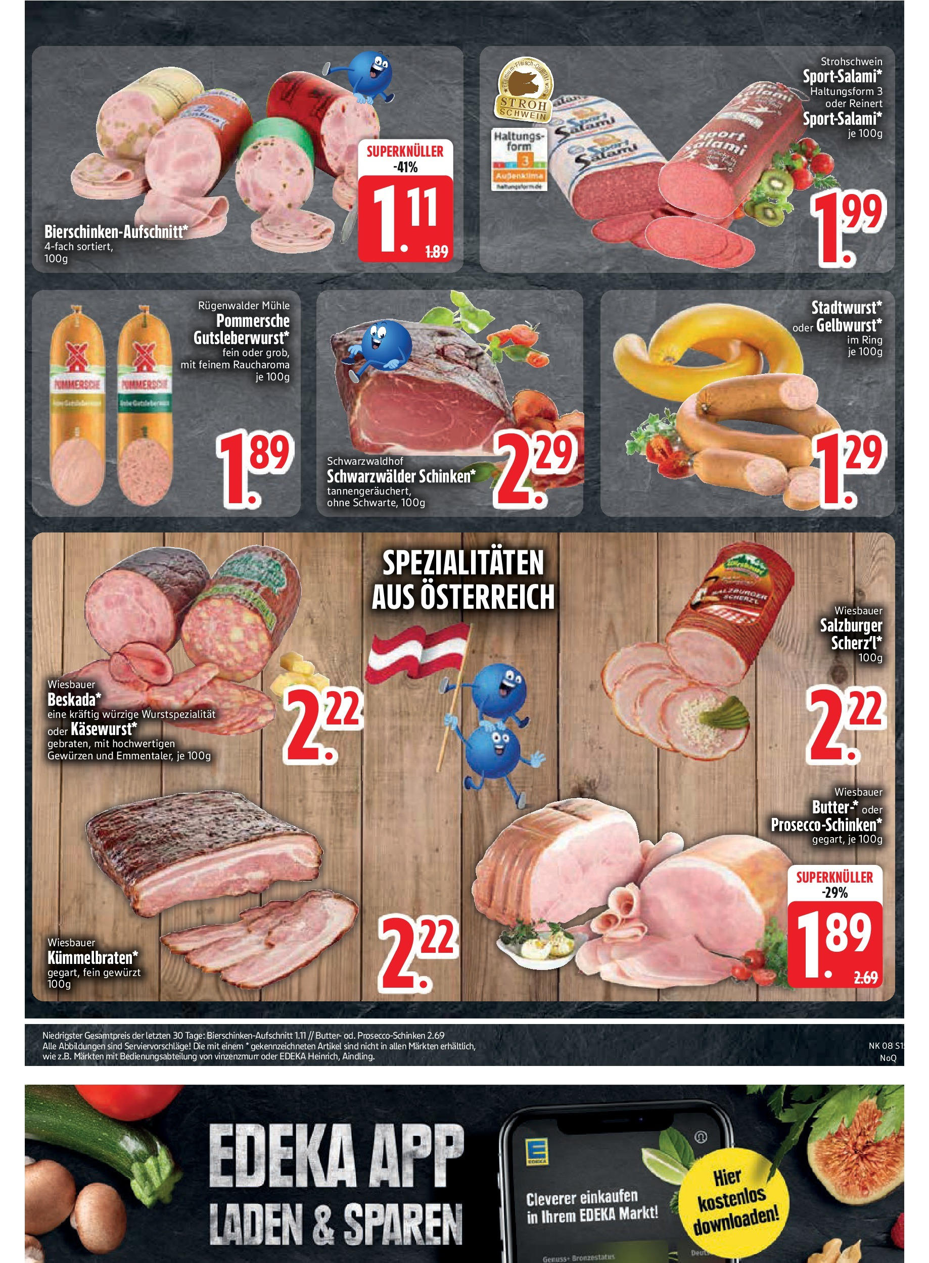 Edeka - EDEKA: Wochenangebote (ab 16.02.2025) » Angebote Online | Seite: 15 | Produkte: Mühle, Butter, Salami