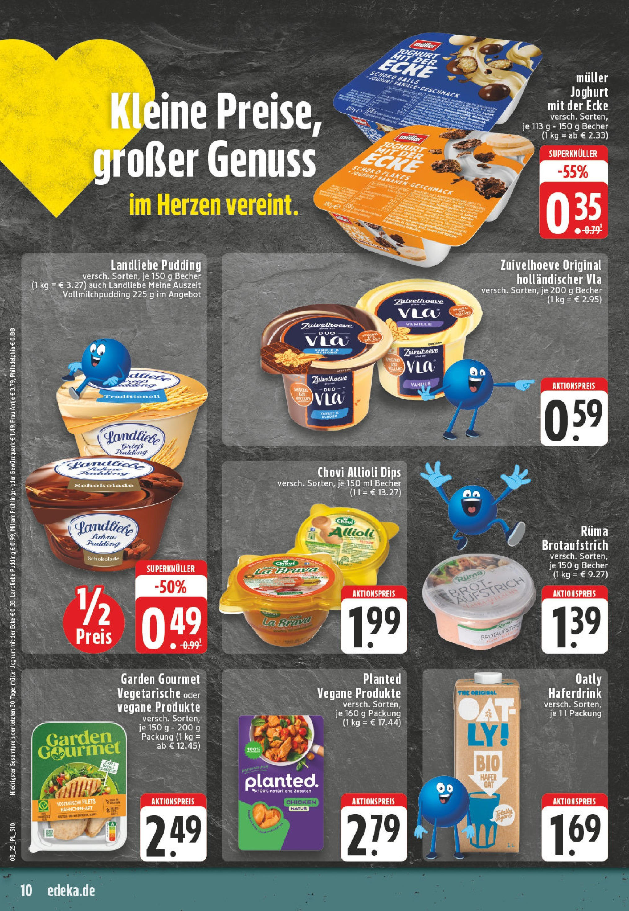 Edeka - EDEKA: Wochenangebote (ab 16.02.2025) » Angebote Online | Seite: 10 | Produkte: Quark, Joghurt, Milram, Oatly