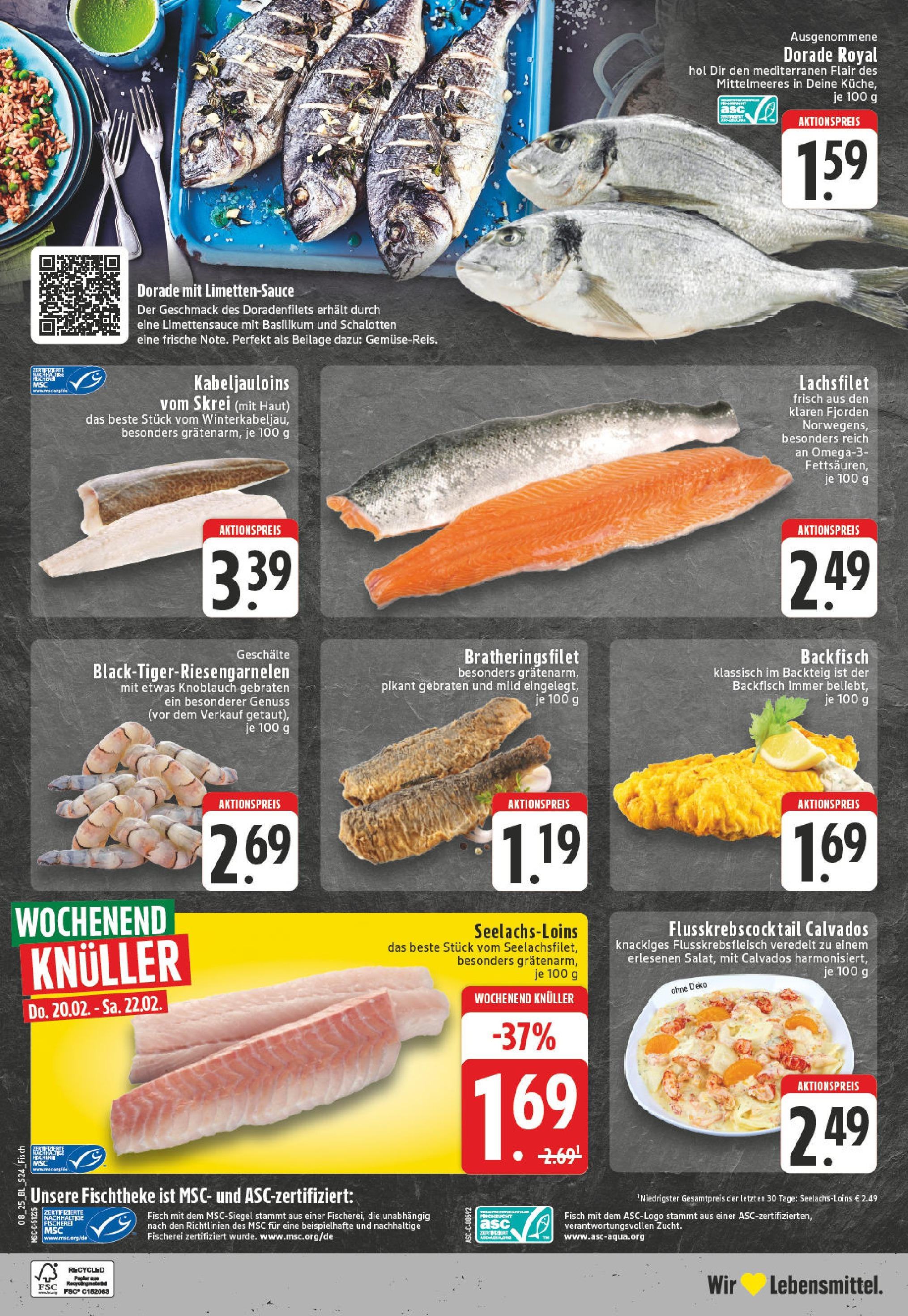 Edeka - EDEKA: Wochenangebote (ab 16.02.2025) » Angebote Online | Seite: 24 | Produkte: Dorade, Fisch, Knoblauch