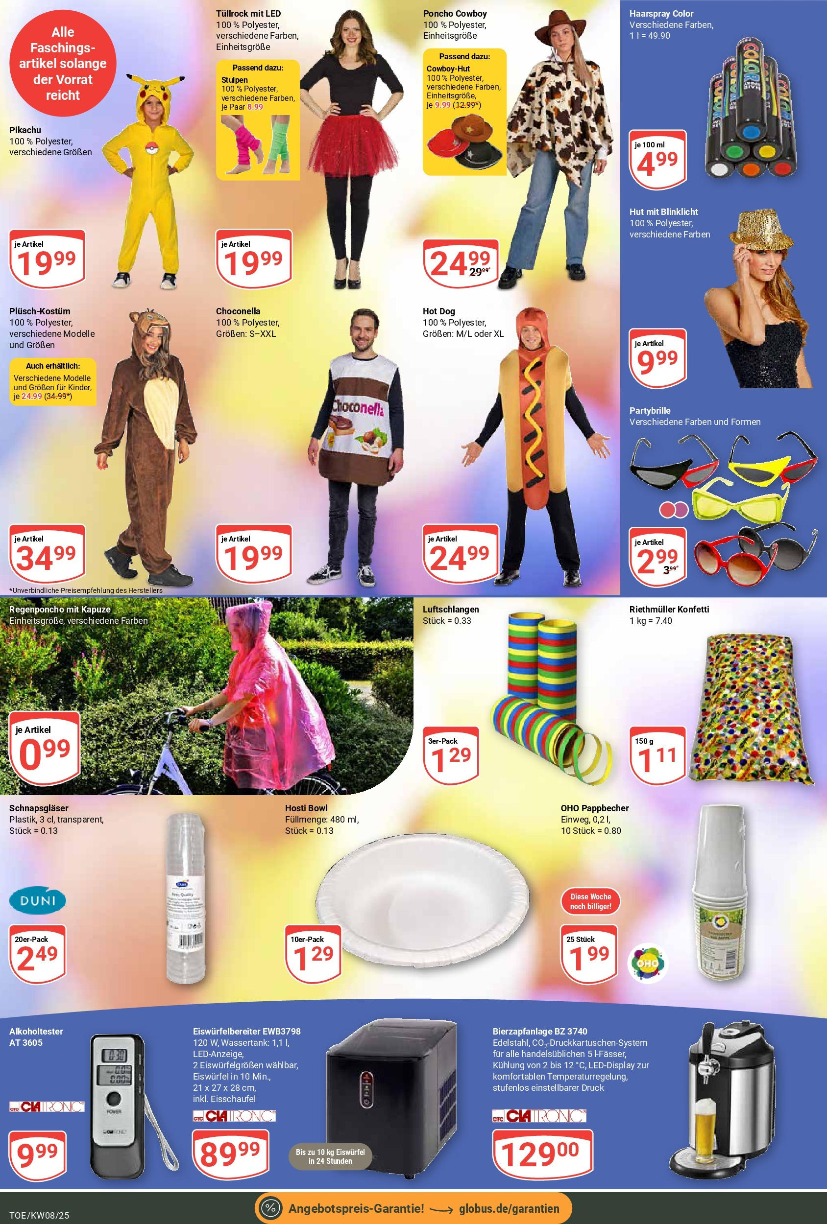 Globus - Globus: Wochenangebote (ab 16.02.2025) » Angebote online | Seite: 23 | Produkte: Poncho, Haarspray, Hut