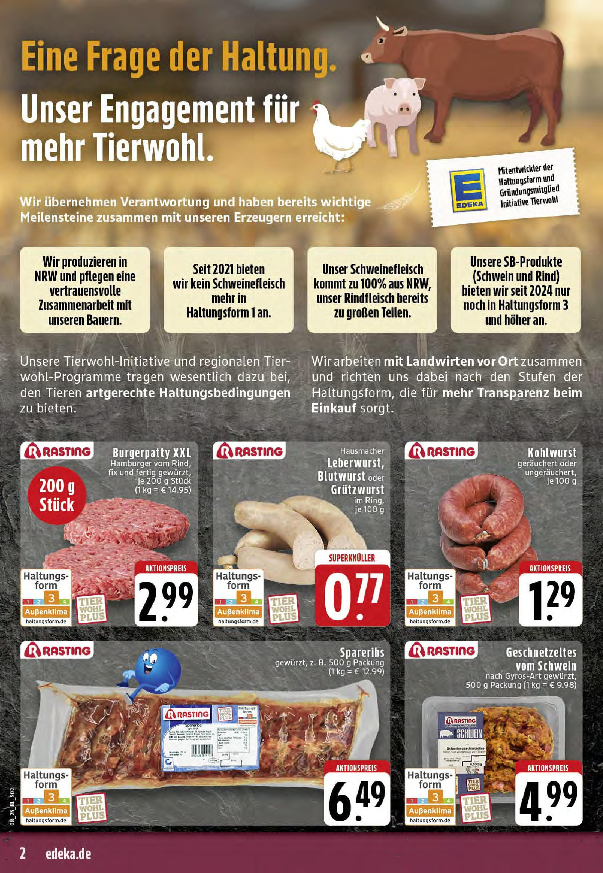 Edeka - EDEKA: Wochenangebote (ab 16.02.2025) » Angebote Online | Seite: 2 | Produkte: Schweinefleisch, Rindfleisch