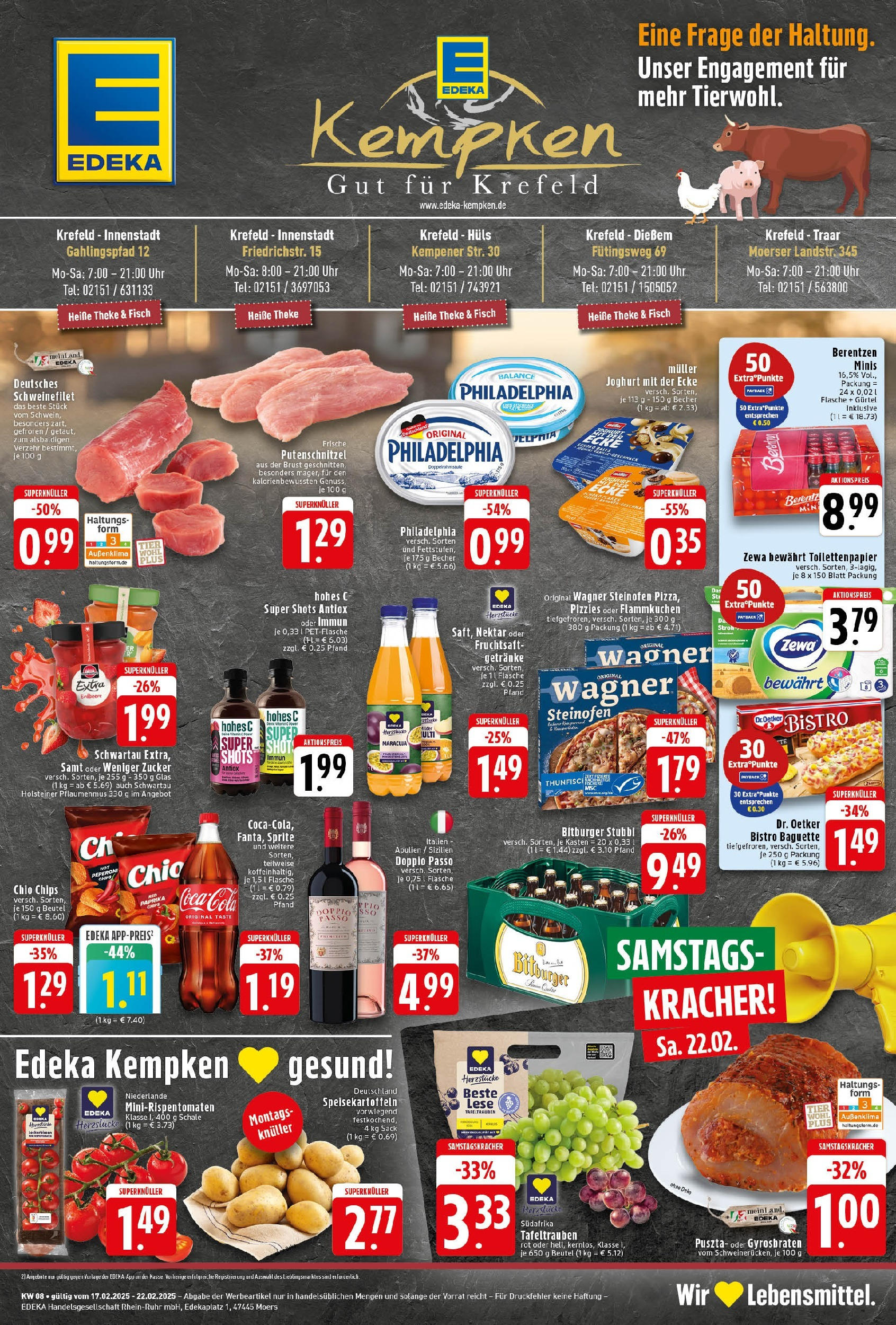 Edeka - EDEKA: Wochenangebote (ab 16.02.2025) » Angebote Online | Seite: 1 | Produkte: Sprite, Theke, Schweinefilet, Gürtel