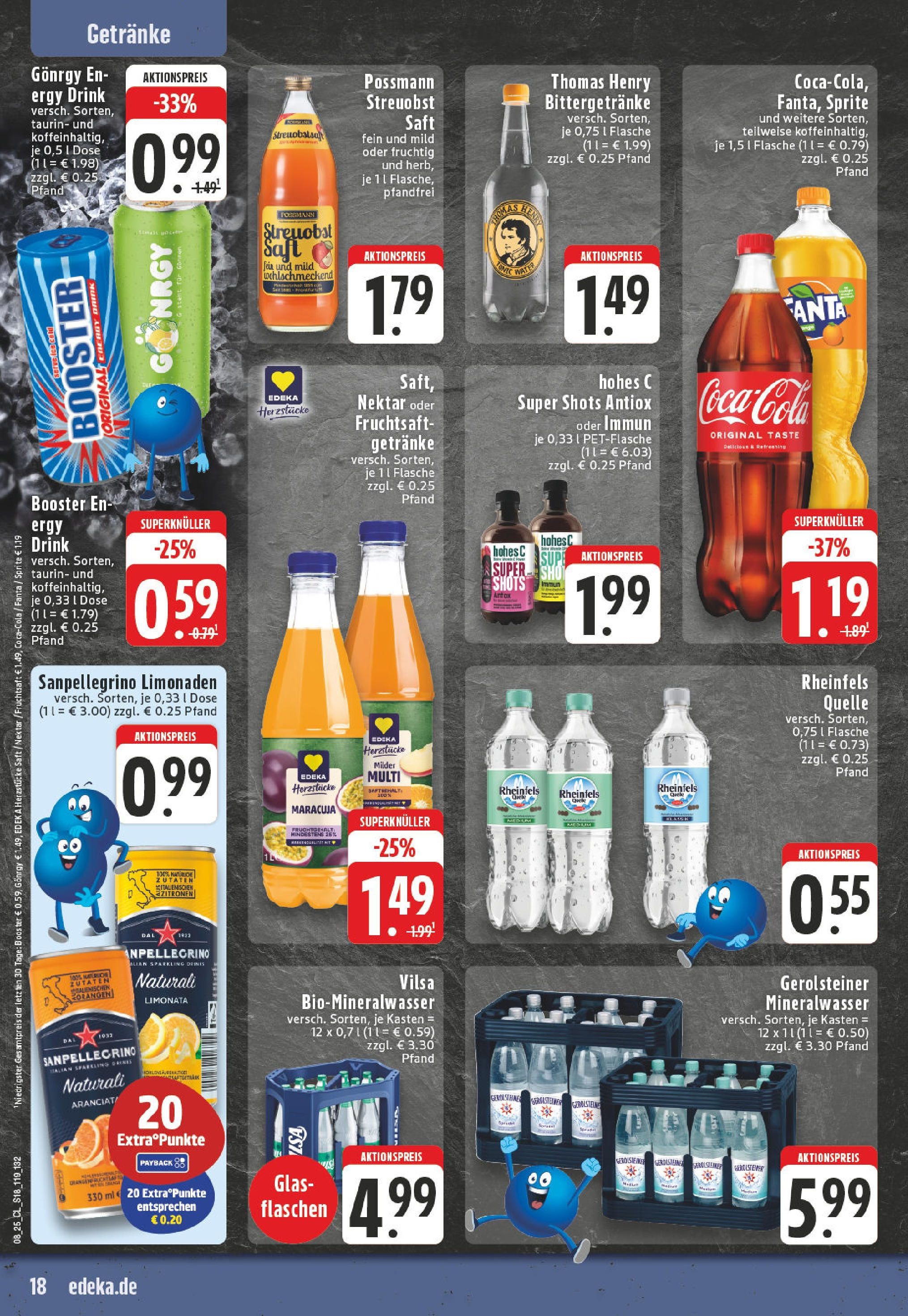 Edeka - EDEKA: Wochenangebote (ab 16.02.2025) » Angebote Online | Seite: 18 | Produkte: Sprite, Energy, Saft, Fruchtsaft