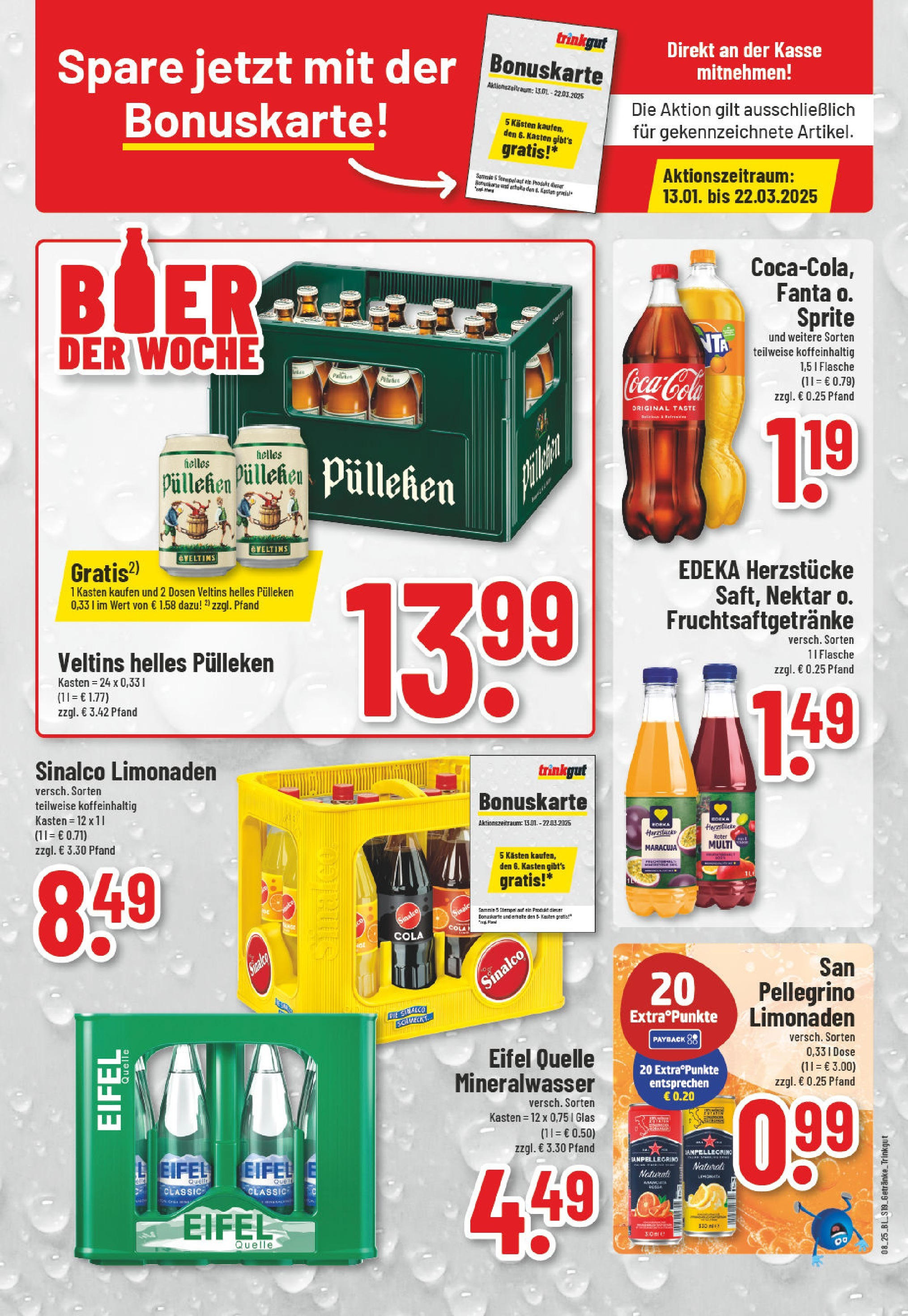 Edeka - EDEKA: Wochenangebote (ab 16.02.2025) » Angebote Online | Seite: 19 | Produkte: Sinalco, Fanta, Sprite, Mineralwasser