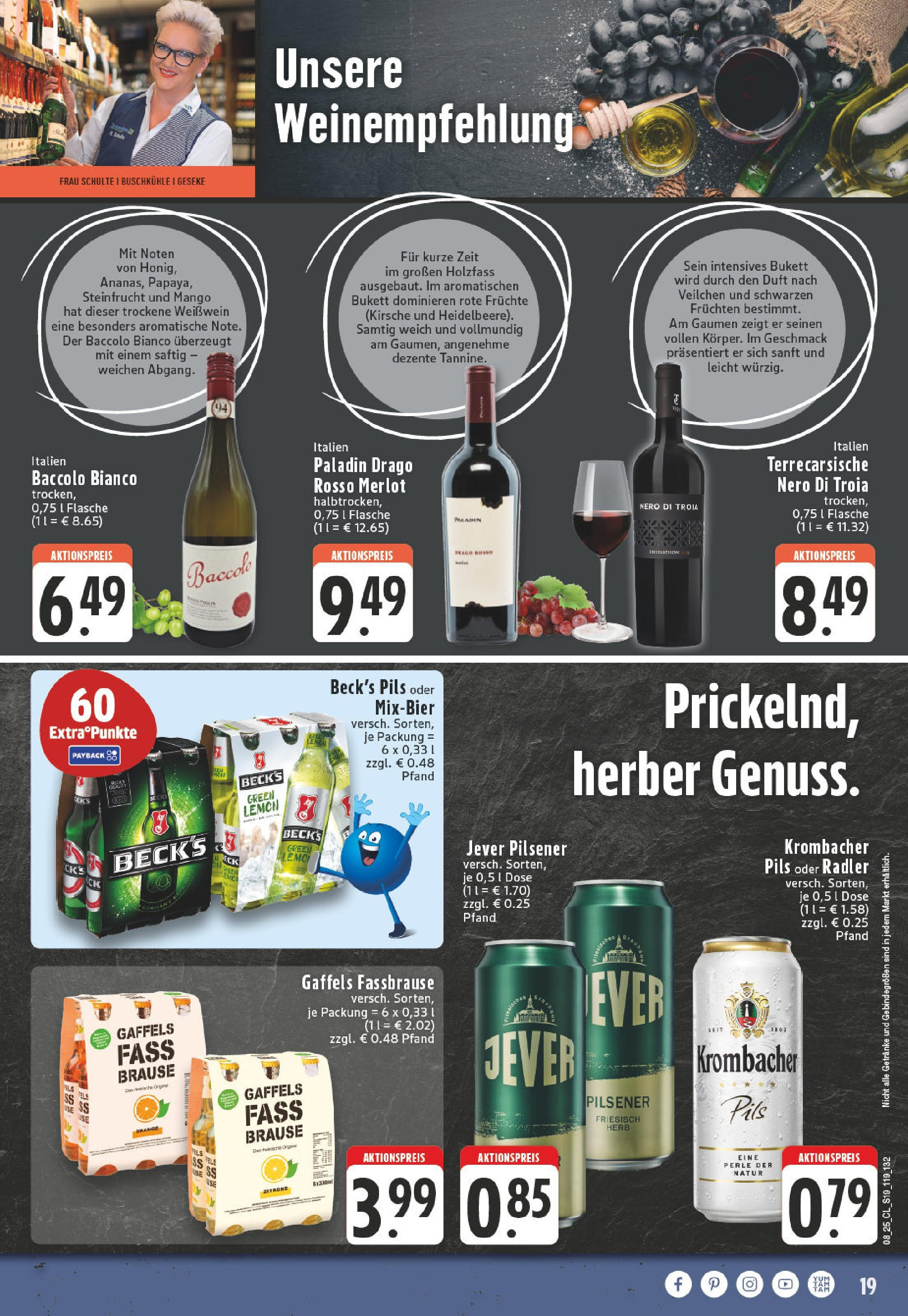 Edeka - EDEKA: Wochenangebote (ab 16.02.2025) » Angebote Online | Seite: 19 | Produkte: Merlot, Pils, Mango, Jever