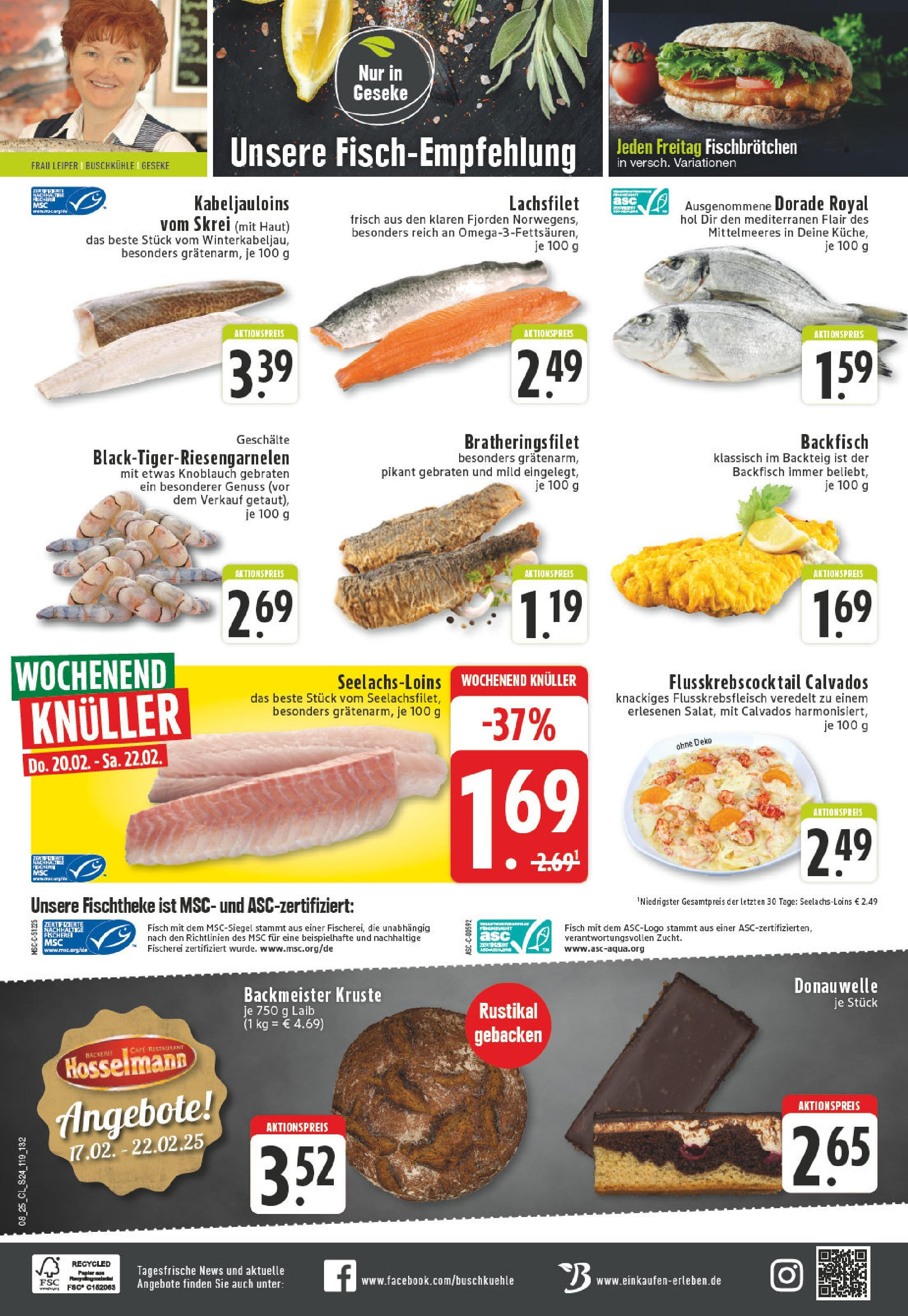 Edeka - EDEKA: Wochenangebote (ab 16.02.2025) » Angebote Online | Seite: 24 | Produkte: Dorade, Fisch, Knoblauch