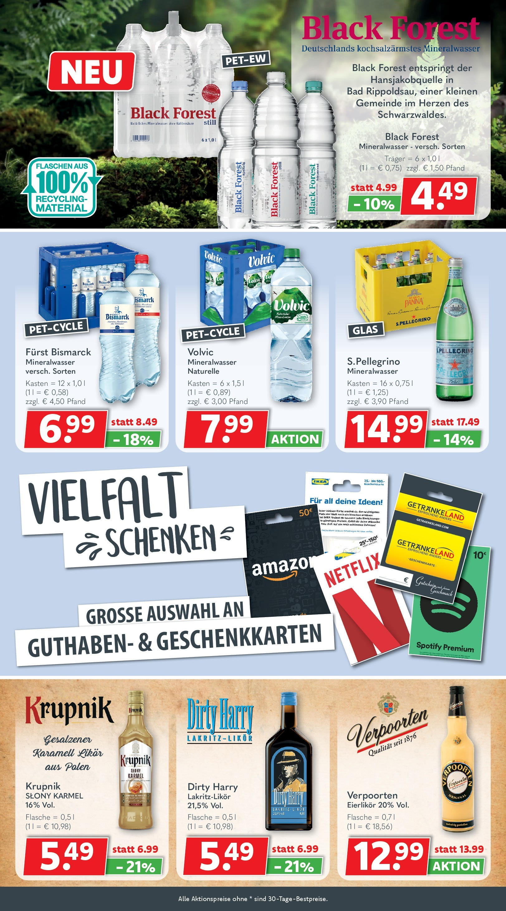 Getränkeland Aktueller Prospekt (ab 17.02.2025) zum Blättern | Seite: 7 | Produkte: Likör, Bad, Mineralwasser, Volvic