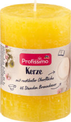 Profissimo Kerze rustik 100/68 gelb