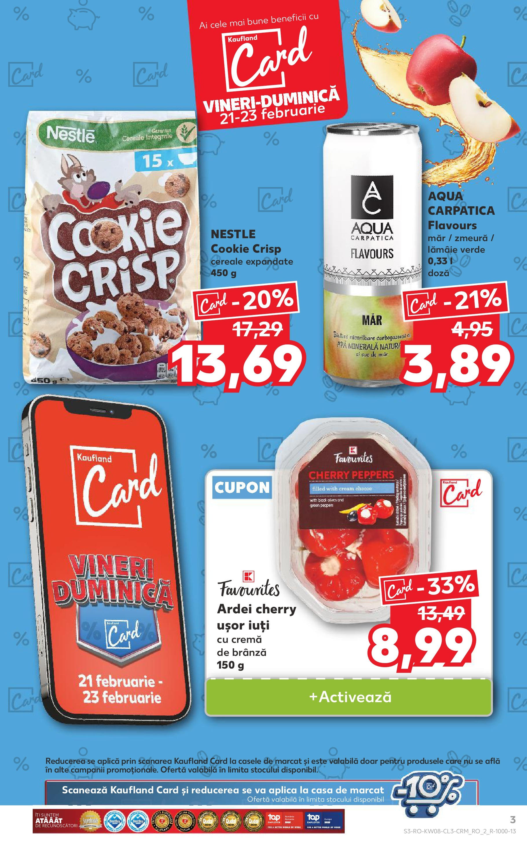 Catalog Kaufland - Bucureşti 21.02.2025 - Revista si Oferta | Pagină: 3 | Produse: Zmeură, Yazı tahtası kalemi, Brânză, Cremă