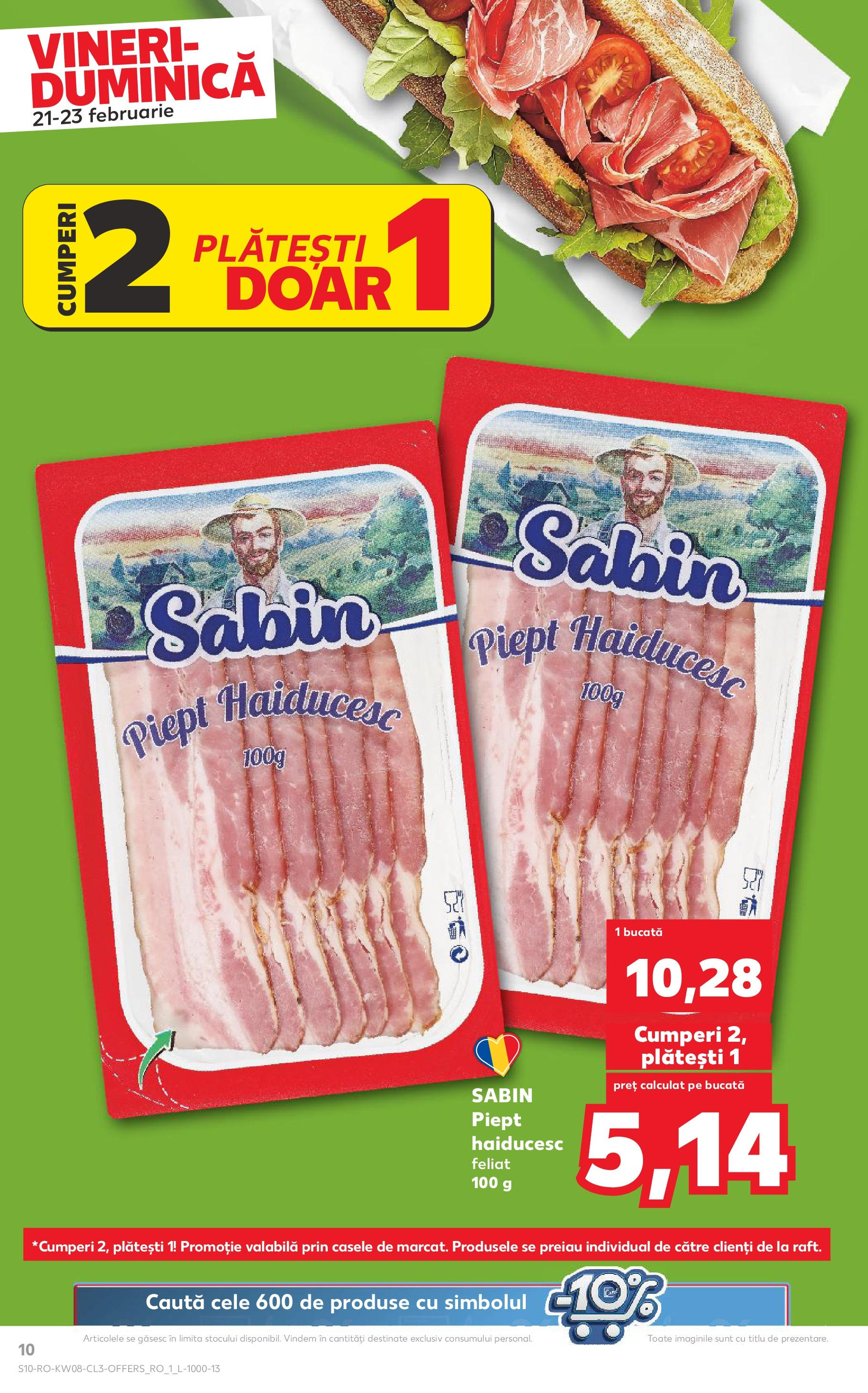 Catalog Kaufland - Bucureşti 21.02.2025 - Revista si Oferta | Pagină: 10