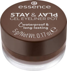 essence Gel Eyeliner Stay & Play 02 Brown