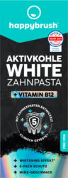 happybrush Zahnpasta Aktivkohle White mit Vit. B12