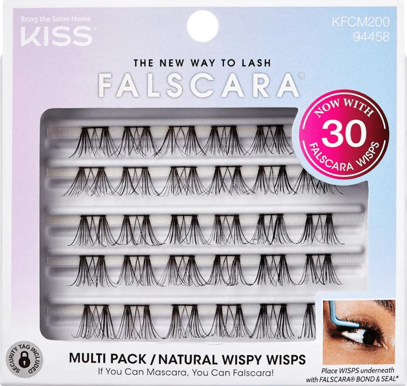 KISS Künstliche Wimpern Falscara Natural Wispy Wisps