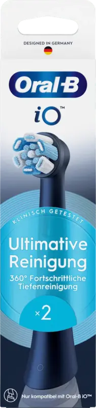Oral-B Aufsteckb&uuml;rste iO Ultimative Reinigung schwarz