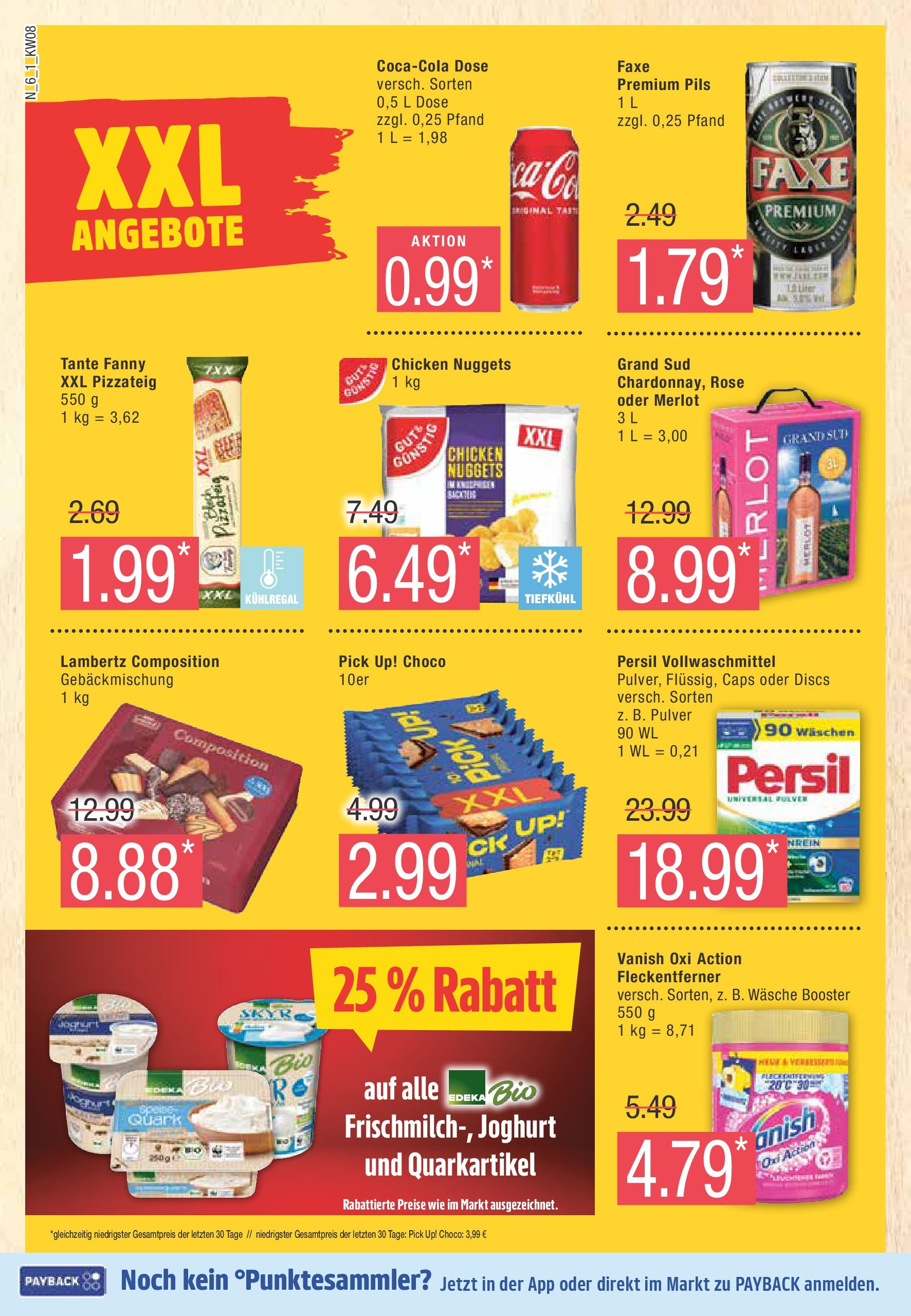 Edeka - EDEKA: Wochenangebote (ab 16.02.2025) » Angebote Online | Seite: 6 | Produkte: Quark, Pils, Grand sud, Persil