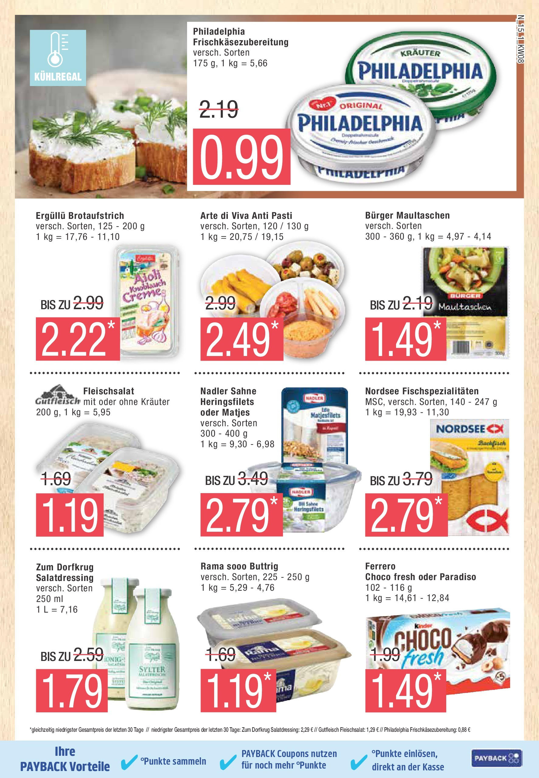 Edeka - EDEKA: Wochenangebote (ab 16.02.2025) » Angebote Online | Seite: 15 | Produkte: Rama, Philadelphia, Burger, Knoblauch