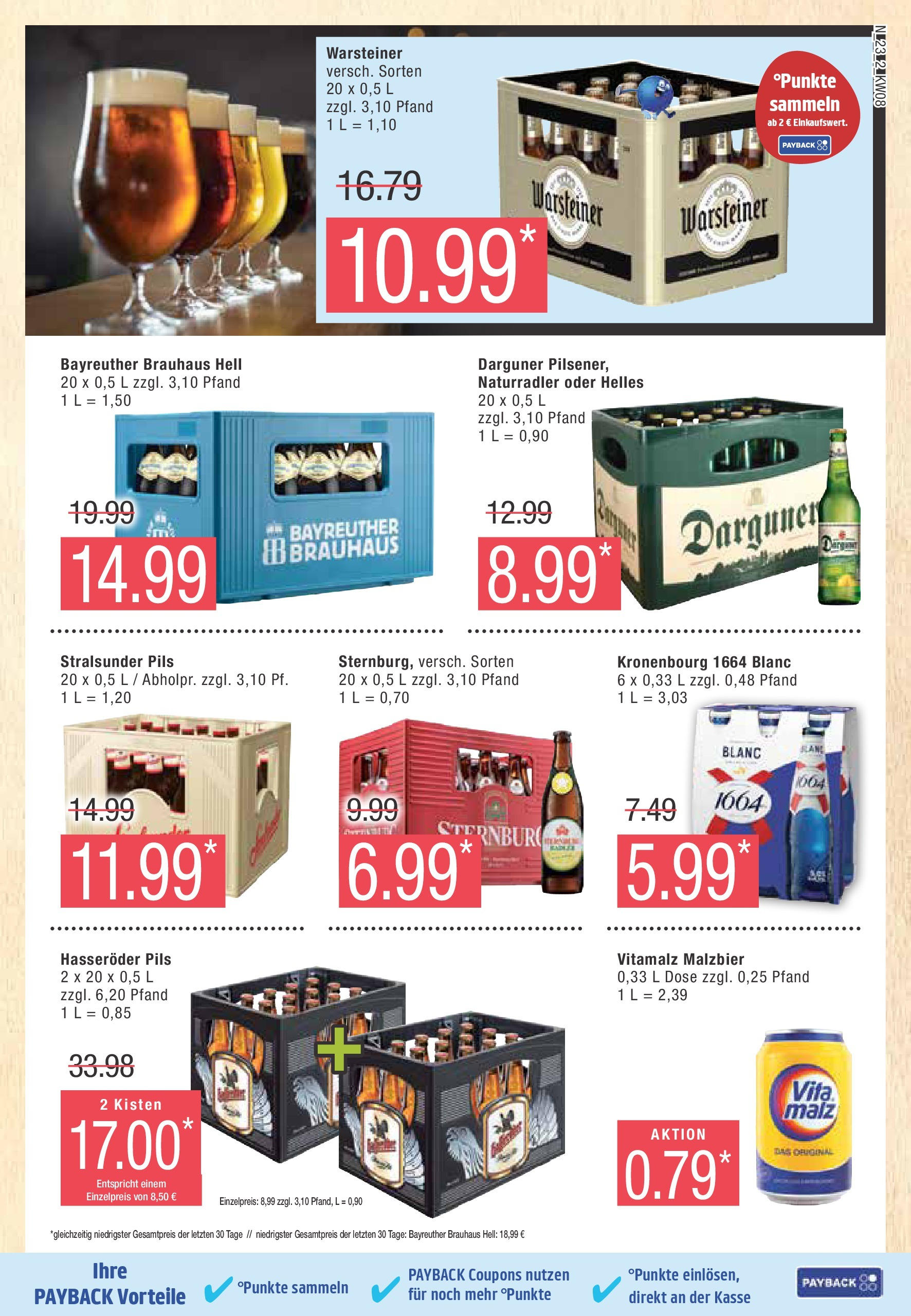 Edeka - EDEKA: Wochenangebote (ab 16.02.2025) » Angebote Online | Seite: 23 | Produkte: Pils, Warsteiner, Hasseröder