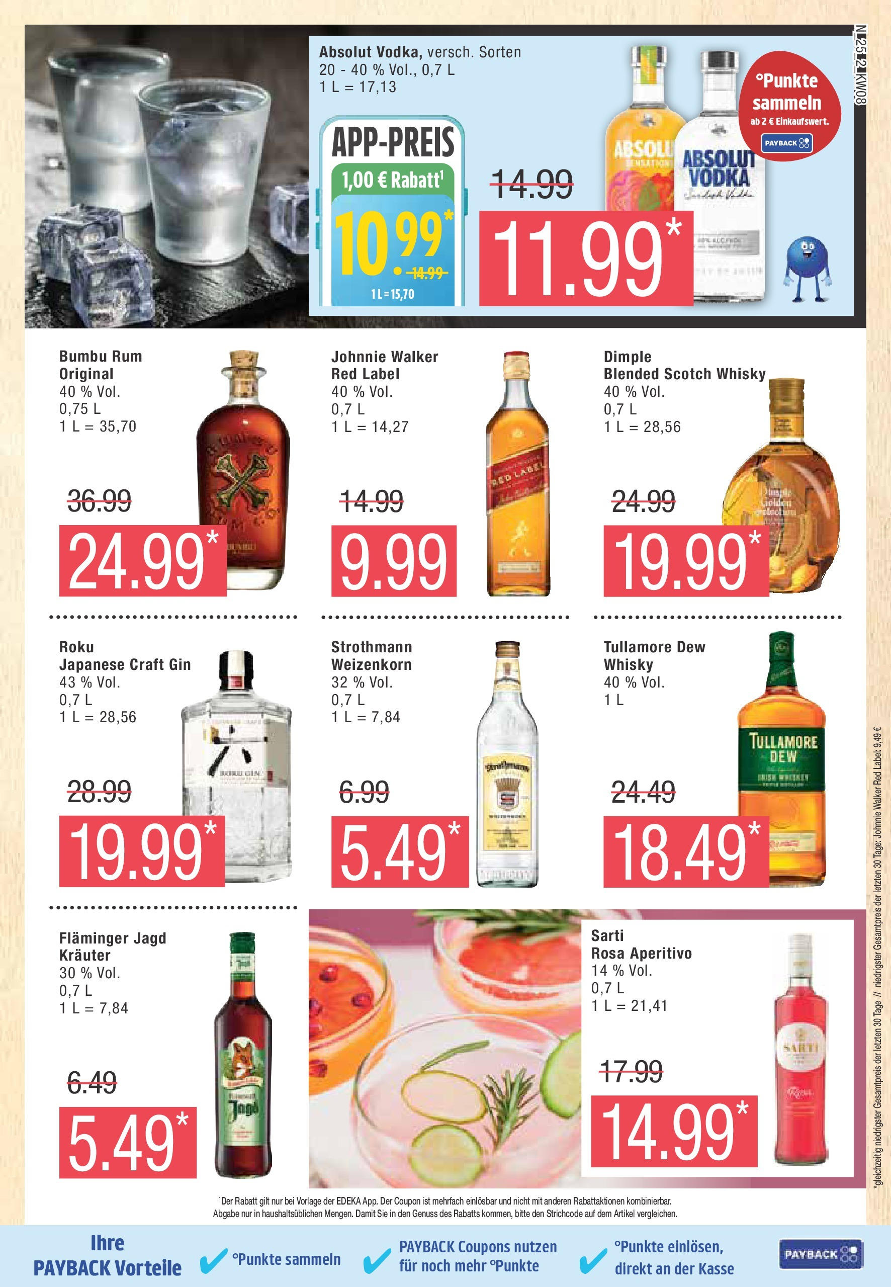 Edeka - EDEKA: Wochenangebote (ab 16.02.2025) » Angebote Online | Seite: 25 | Produkte: Whisky, Vodka, Gin, Johnnie walker