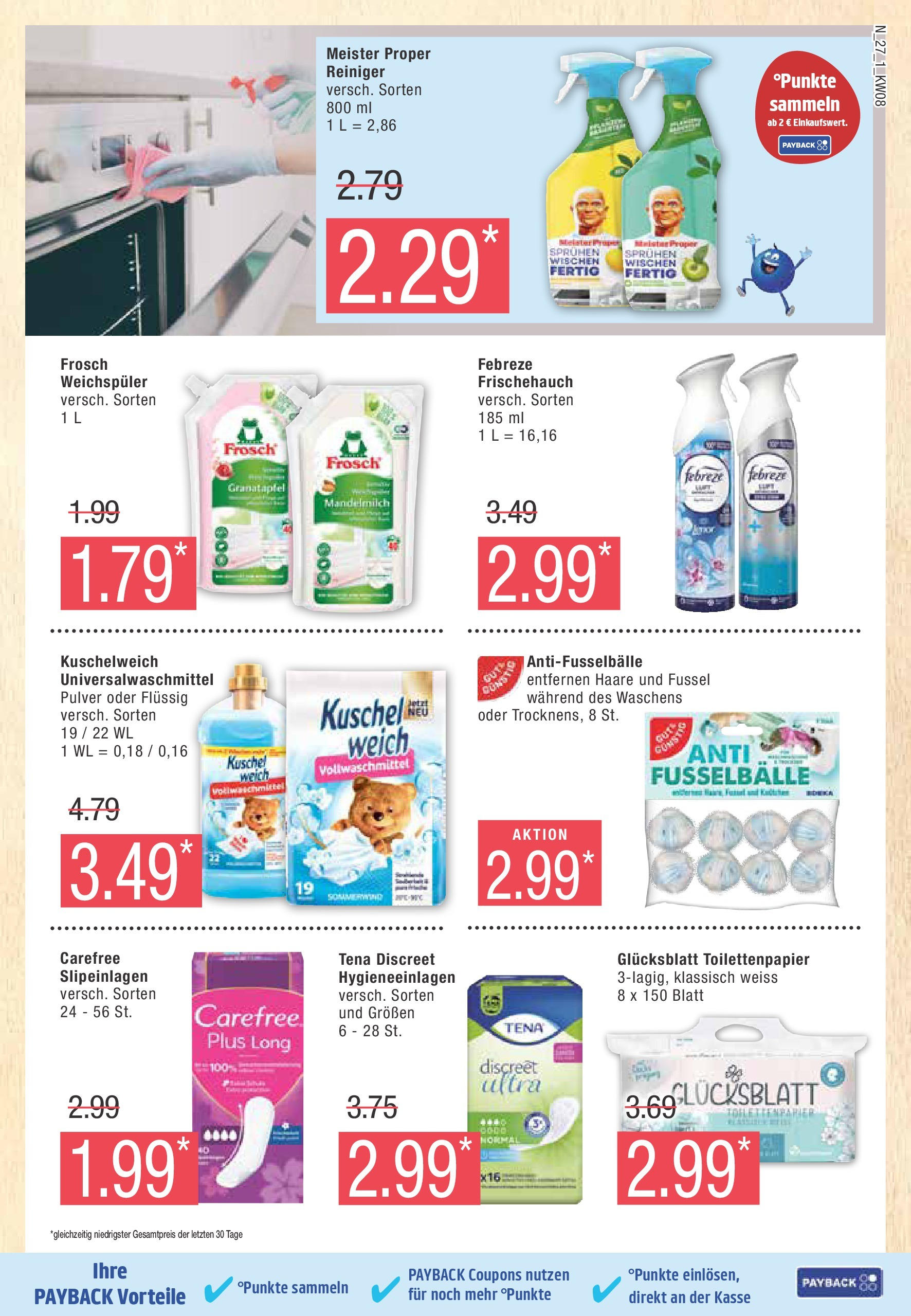 Edeka - EDEKA: Wochenangebote (ab 16.02.2025) » Angebote Online | Seite: 27 | Produkte: Granatapfel, Kuschelweich, Weichspüler, Toilettenpapier