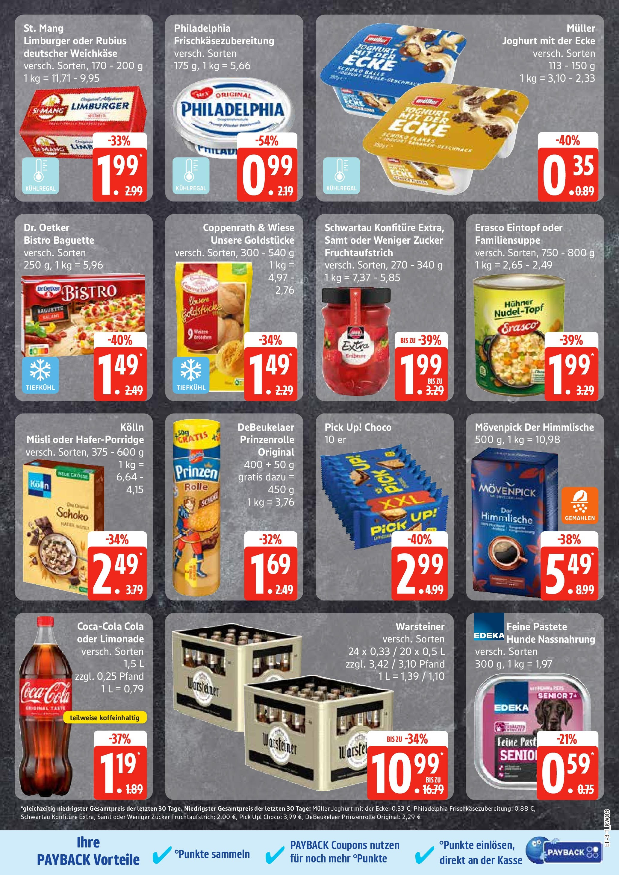 Edeka - EDEKA: Wochenangebote (ab 16.02.2025) » Angebote Online | Seite: 3 | Produkte: Cola, Limonade, Warsteiner, Erasco