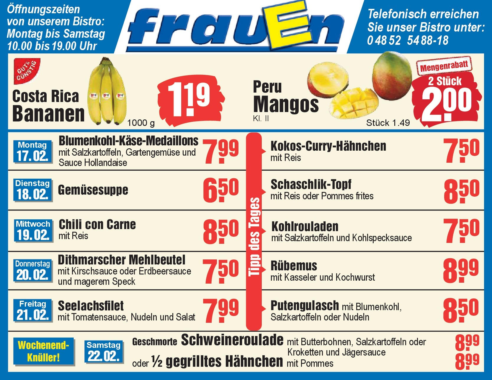 Edeka - EDEKA: Wochenangebote (ab 16.02.2025) » Angebote Online | Seite: 1 | Produkte: Hahnchen, Reis, Nudeln, Uhr