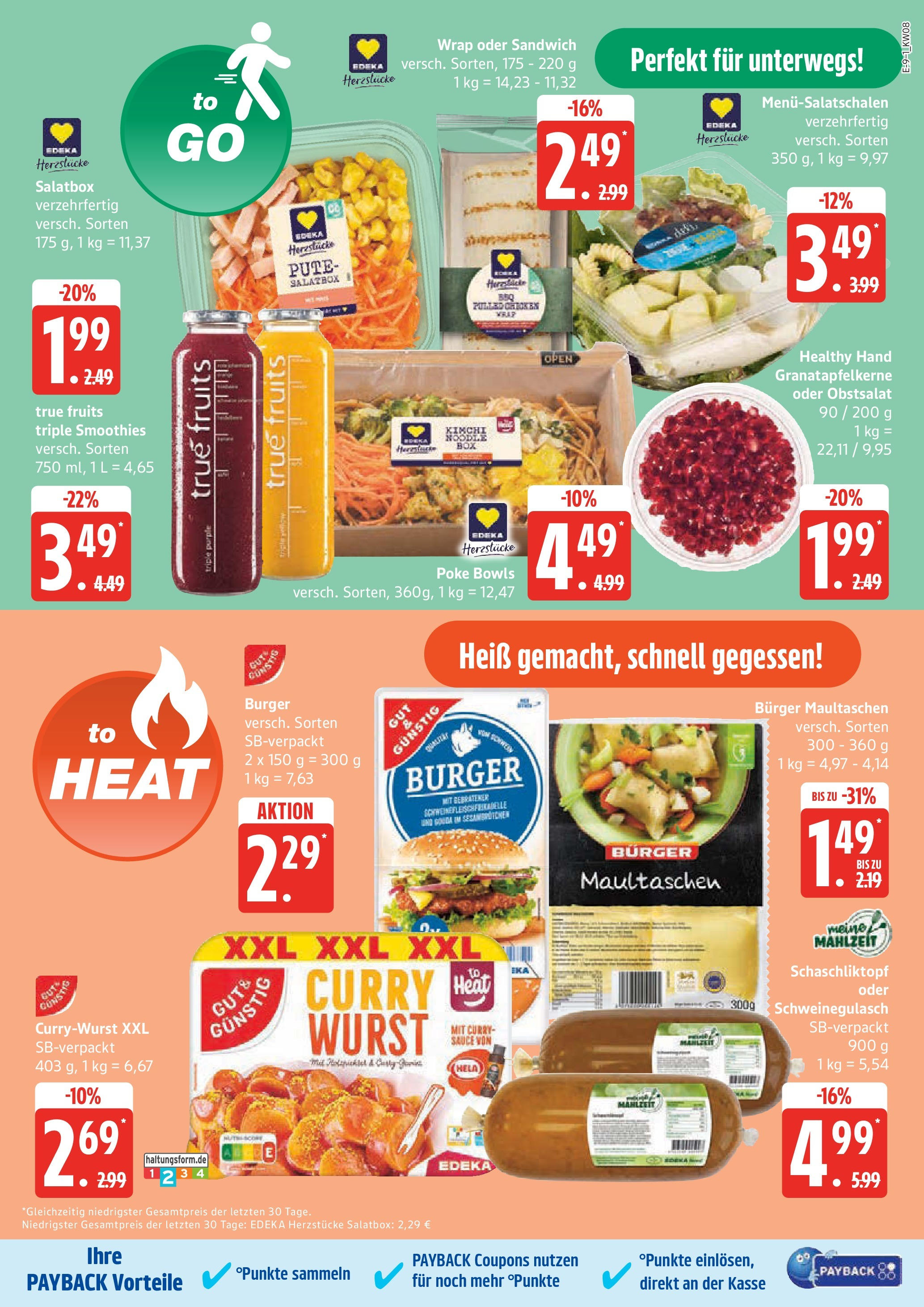 Edeka - EDEKA: Wochenangebote (ab 16.02.2025) » Angebote Online | Seite: 9 | Produkte: Gouda, Burger, Wurst, Maultaschen