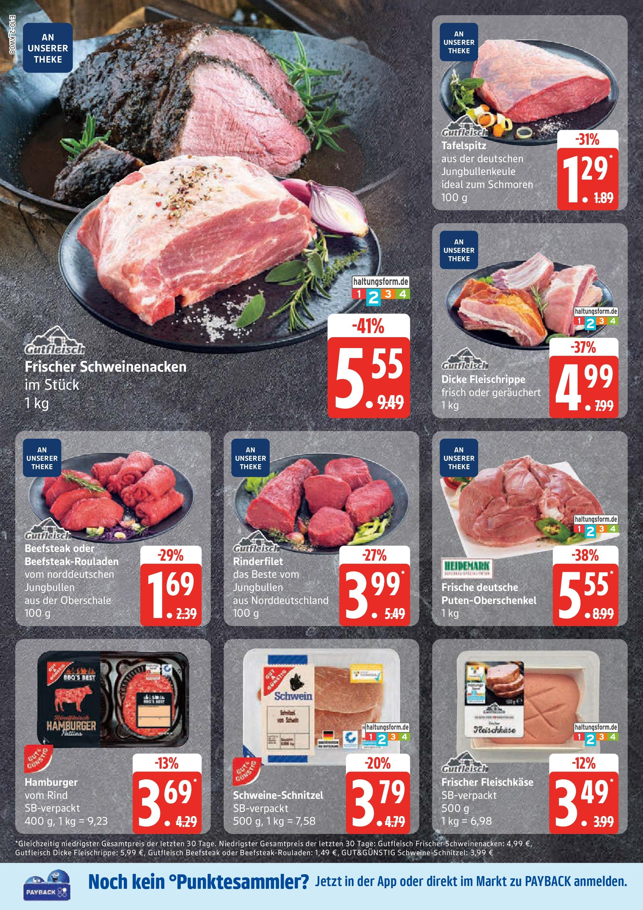 Edeka - EDEKA: Wochenangebote (ab 16.02.2025) » Angebote Online | Seite: 10 | Produkte: Tafelspitz, Theke, Rinderfilet, Schweinenacken