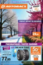 Autobacs PNEUMATIQUES TOUTES SAISONS - au 19.03.2025