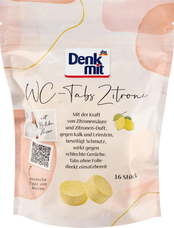 Denkmit WC Reiniger Tabs Zitrone