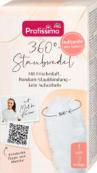 Profissimo Staubwedel 360° mit Duft, Set: 1 Griff + 3 Bezüge