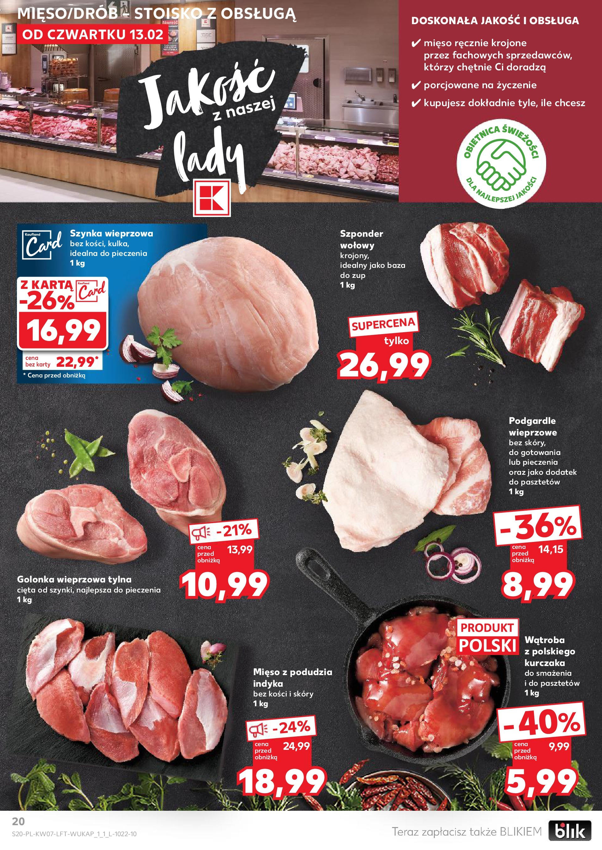 Kaufland gazetka od 13.02.2025 - od jutra PDF | Strona: 20 | Produkty: Karta, Ser pleśniowy, Ser