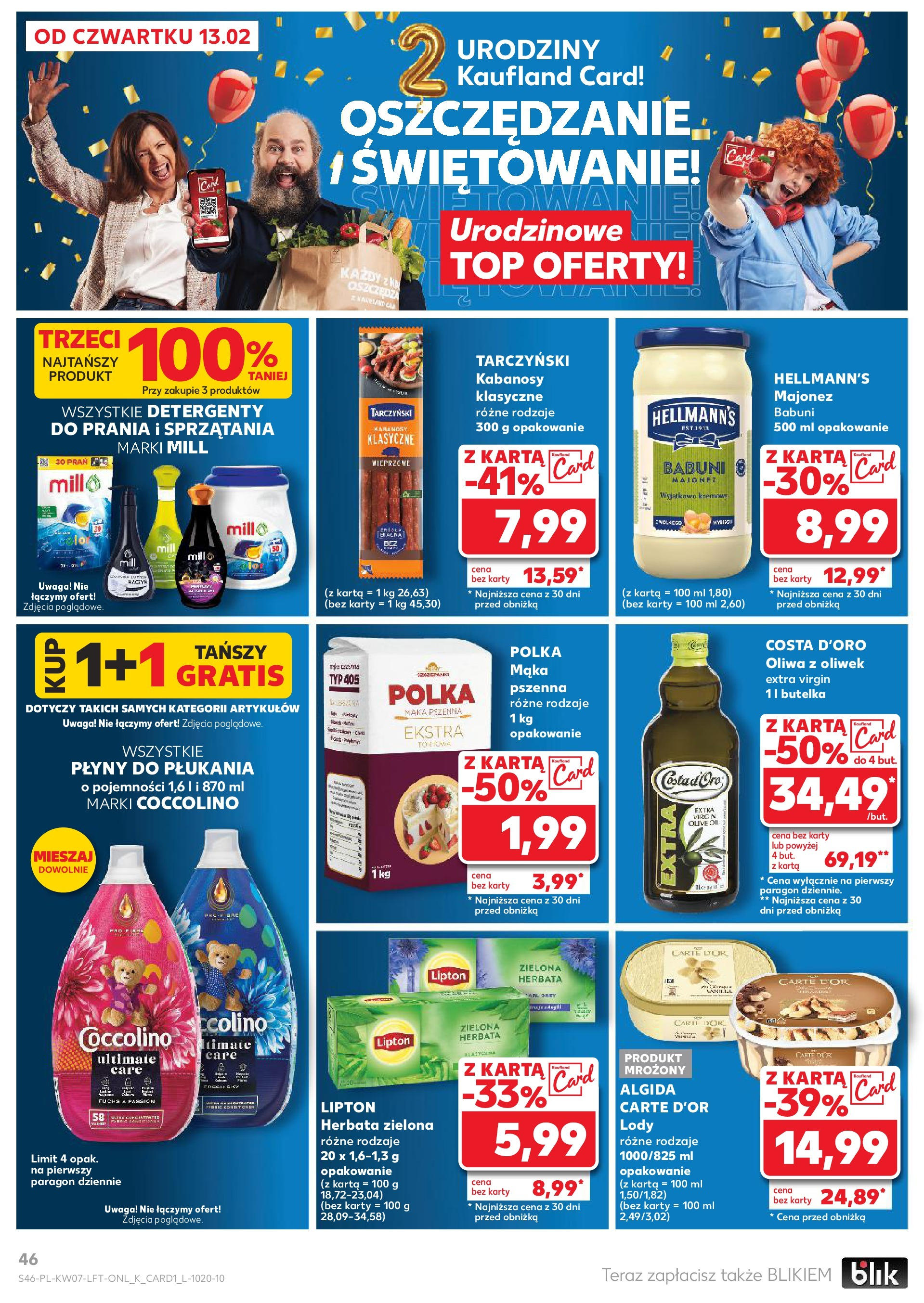 Kaufland gazetka od 13.02.2025 - od jutra PDF | Strona: 46 | Produkty: Prosciutto, Wędliny